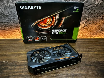 Відеокарта GTX 1050 2GB Gigabyte OC GDDR5 (GV-N1050OC-2GD) Б/В