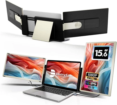 Монитор портативный 15.6" Domyfan S6 Full HD IPS 60 Гц Б/В
