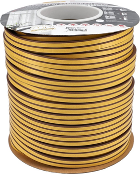 Ущільнювач для вікон та дверей Stomil Sanok EPDM тип D 100 м Коричневий (5901729042249)