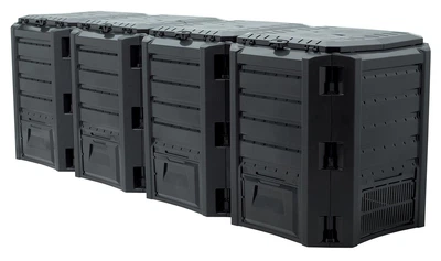 Компостер садовый пластиковый 1600 л Prosperplast Module Compogreen Черный (5905197595443)