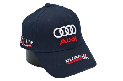 Кепка Sport Line з автомобильним логотипом Audi 55-58 см темно-синя (S 0919-1046)