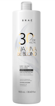 BRAÉ Wanna Be Blond Shiny-Blond Developer Ox 30 Vol. 9% Окислитель, 900 мл
