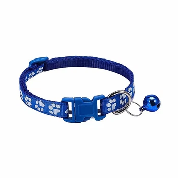 Ошейник для котов Pet Style "Лапка" 19-33 см Синий
