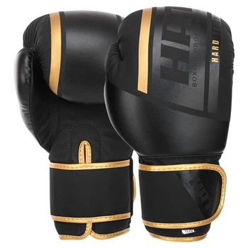 Перчатки боксерские Hard Touch BO-4250 14 унций Черно-золотой