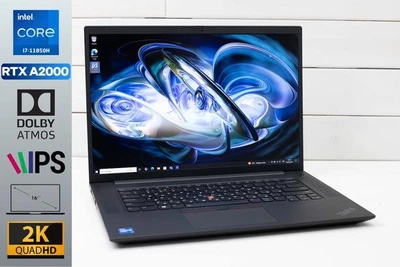 Ноутбук Lenovo ThinkPad P1 Gen 4 | i7-11850H | 32 Гб RAM | 1 Тб SSD | RTX A2000 | QHD IPS 16” Б/У