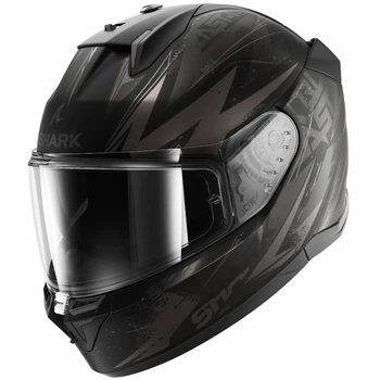 Мотошлем SHARK D-Skwal 3 Blast-R Mat Black Grey M