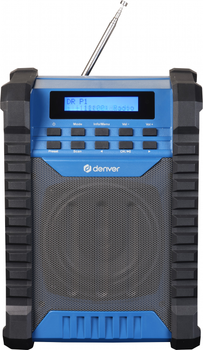 Odbiornik radiowy Denver WRD-60 Black/Blue (5706751073533)