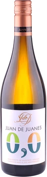 Вино Juan De Juanes безалкогольне біле сухе 0.75 л 0% (8412276342876)