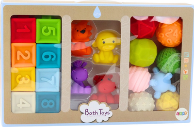 Zabawki do kąpieli LEAN Toys Klocki edukacyjne 20455 (5905991027423)