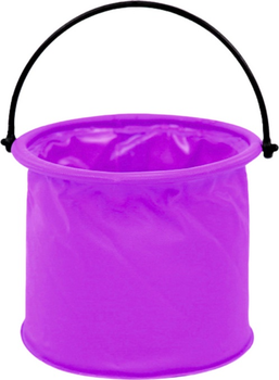 Wiaderko LEAN Toys składane Fioletowe 20210 (5905991023951)