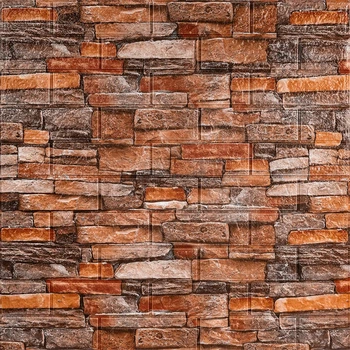 3D панель самоклеюча Sticker Wall SW-00001917 700х770х2 мм цегла