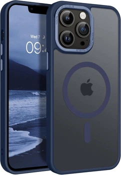 Чохол Wave Premium Matte Insane Guard case with MagSafe (TPU+PC) для Apple iPhone 15 Pro Max 6.7" Midnight Blue