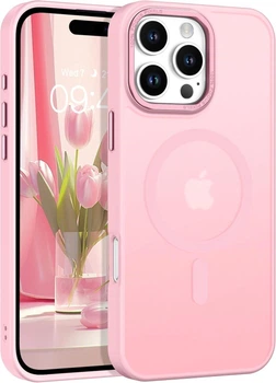 Чехол Wave Premium Matte Insane Guard case with MagSafe (TPU+PC) для Apple iPhone 16 Pro Max 6.9" Pink