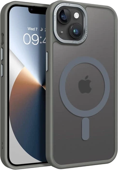 Чохол Wave Premium Matte Insane Guard case with MagSafe (TPU+PC) для Apple iPhone 13 14 6.1" Gray