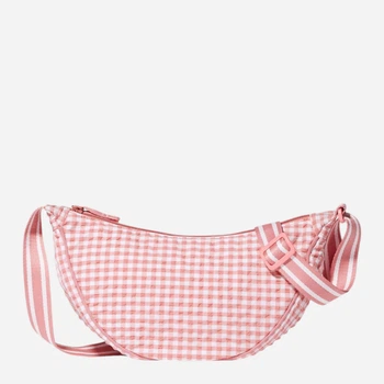 Сумка багет седло женская средняя Uniqlo 117015438 Розовая (1159839890)
