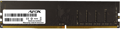 Оперативна пам'ять AFOX UDIMM DDR4-2666 4096MB PC4-21300 (AFLD44FK1P)