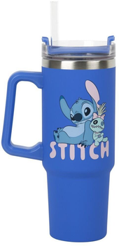 Термокухоль Paladone Disney Lilo & Stitch з соломинкою 900 мл (5056577758726)