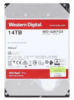 Жесткий диск Western Digital 3.5" 14TB WD (WD142KFGX)