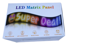 Гибкий светодиодный экран Matrix Panel с управлением через APP и Wi-Fi (192 мм × 1330 мм)