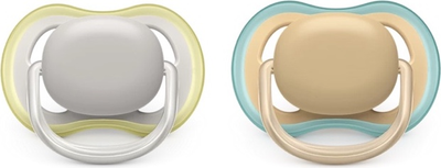 Пустушка ортодонтична Philips AVENT Ultra Air 0-6м 2 шт SCF085/15 (8710103993063)