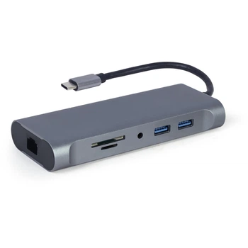 Док станция Cablexpert USB-C 7-в-1 (A-CM-COMBO7-01)