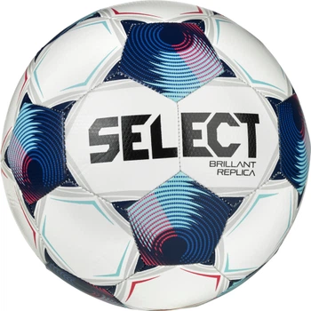 М'яч футбольний (дитячий) SELECT Brillant Replica v25 White- Blue №5 (5703543403882)