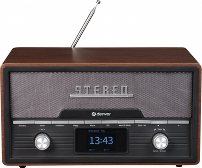 Odbiornik radiowy Denver MDA-525DW Dark Wood (5706751073472)