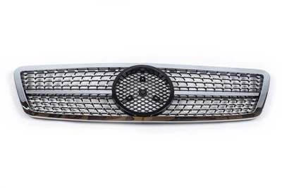 Передняя решетка Diamond Silver для Mercedes C-class W203 2000-2007 гг