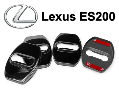 Накладка (заглушка) замка дверей Lexus ES200 (4 двери) Чёрные