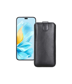 Витяжка з екошкіри для телефону Honor 200 Lite 5G Чорний