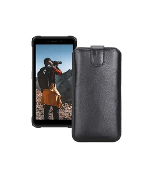 Витяжка зі шкіри для телефону Ulefone Armor X10 Pro Чорний