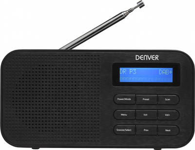 Радіоприймач Denver DAB-42 Black (5706751038792)