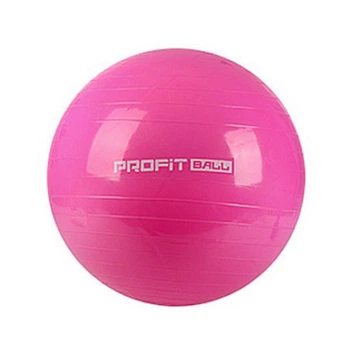 Фітбол м'яч для фітнесу Profitball 55 см рожевий