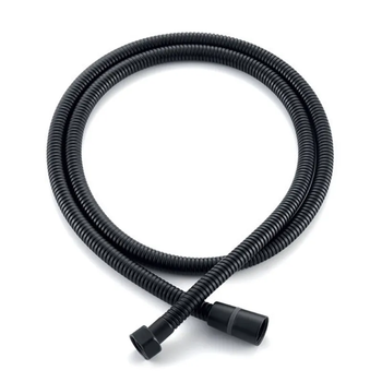 Шланг для душу KOER KB-0801-150-05 BLACK, обплетка нержавіюча сталь 150 см (Колір чорний)(KR4804)