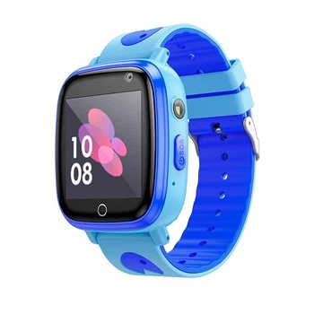 Детские смарт-часы Hoco Y100 Children Watch with Call Function |2G, 400 мАч, IPS-экран 1,44", GPS, видеозвонок, кнопка SOS, HD-камера, фонарик, для школы, IP65| Синий