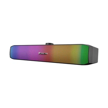 Портативная колонка Xtrike ME SK-605 Wired Speaker |AUX+USB, RGB, 3W| Black