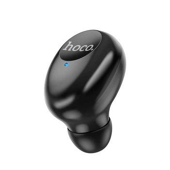 Беспроводная Bluetooth гарнитура-наушник HOCO E64 mini BT headset |Bluetooth 5.3, до 10 часов работы, 50 мАч, сенсорное управление, в ухо, для звонков, работы, во время вождения, со встроенным микрофоном, шумоподавления| Черный