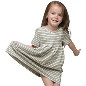 Сукня для дівчаток Trendy Тot 03-01245 оливковий 110 см (5 років)