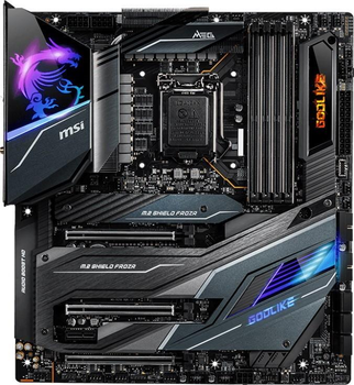 Материнська плата MSI MEG Z490 Godlike (MEG Z490 Godlike) (Socket 1200, Intel Z490, E-ATX) Б/в