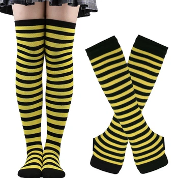 Гетри Руки+Ноги Home Socks 35-38 Чорно-жовті