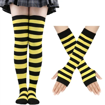 Гетри Руки+Ноги Home Socks 35-38 Желто-чорні