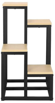 Підставка для квітів Springos металева Бежева 34 x 34 x 67.5 см (5907719491066)
