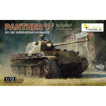 Збірна модель 1/72 Танк Panther 'F' Pz.Kpfw. V (75mm Kw.K. L/70) Vespid Models VS720011