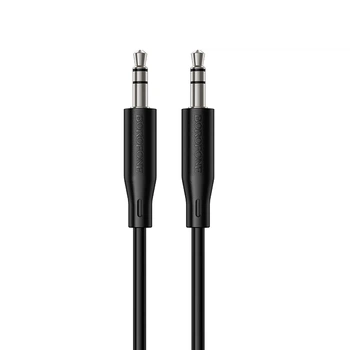 Аудиокабель BOROFONE BL26 3.5mm male to 3.5mm male, TPE, 1m Black 6941991122170