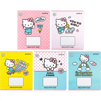 Зошит шкільний Kite Hello Kitty лінія 12 аркушів HK22-234