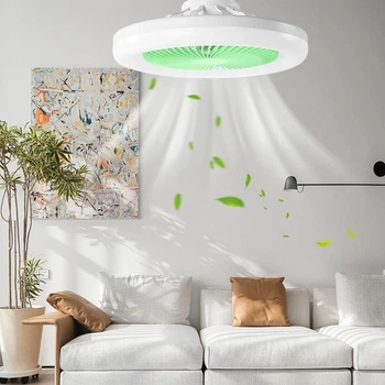Универсальный потолочный вентилятор-люстра MULTI-FUNCTION FAN LIGHT 2 в 1 Зеленый (100t)