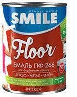 Краска-эмаль ПФ-266 Smile красно-коричневая для пола 2,8 кг