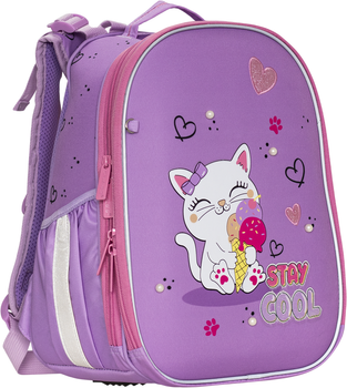 Рюкзак Class SchoolCase Mini Cool Kitten 2 отделения 35х27х16 см Фиолетовый (8591662025019)