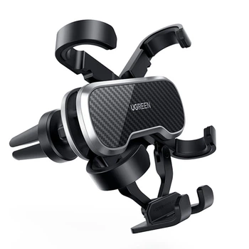 Тримач для телефону автотримач UGREEN LP228 Gravity Drive Air Vent Car Mount Phone Holder Black (UGR-80539)