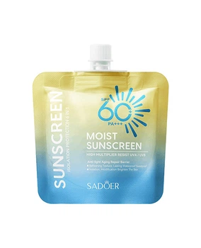 Увлажняющий солнцезащитный крем Sadoer Moist Sunscreen SPF 60+ PA+++ 30 мл (6976068958871)